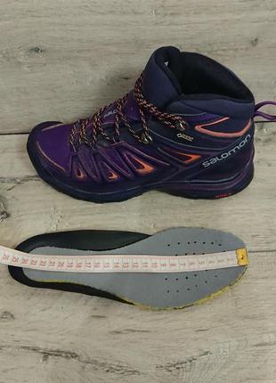 Треккинговые ботинки кроссовки  salomon x ultra 3 mid gore-tex 38р 24 см5 фото