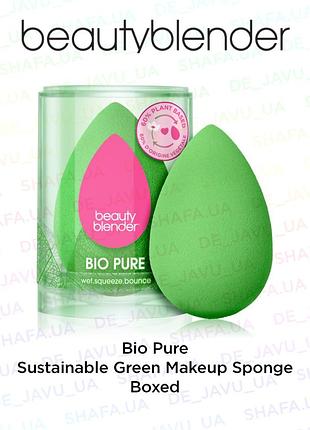 Новый спонж beautyblender bio pure green original для макияжа