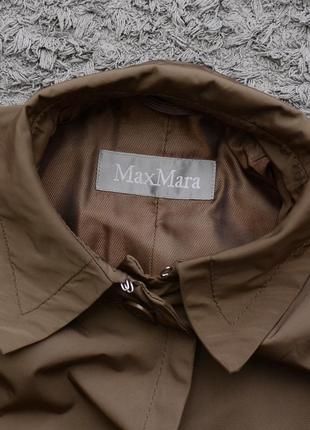 Плащ бежевое пальто тренч max mara8 фото