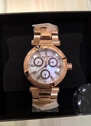 Жіночий годинник invicta з натуральними діамантами 0.0756 carat. швейцарія.3 фото