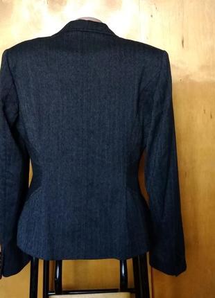 Р 14 / 48-50 стильный фирменный актуальный джинсовый жакет пиджак френч блейзер next3 фото