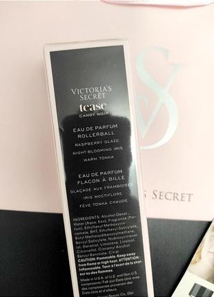 Идея для подарка роликовые мини духи парфюм tease candy noir victoria's secret виктория сикрет вікторія сікрет оригинал5 фото