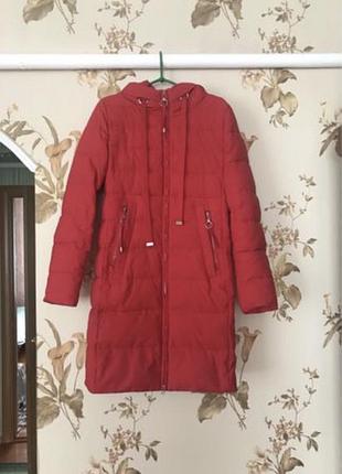 Тепла якісна зимова куртка athena, пуховик, пальто на ріст 164-172 см