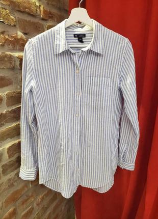 Довга рубашка блуза сорочка gap3 фото