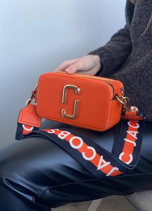 Жіноча сумочка marc jacobs mini orange новинка