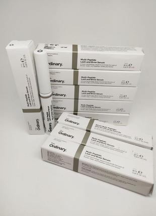 Мультипептидная сироватка для вій і брів multi-peptide lash & brow serum the ordinary2 фото
