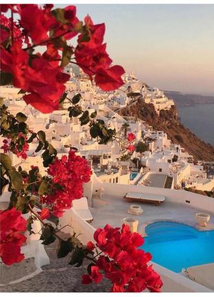 Алмазна мозаїка алмазна вишивка 5d греція повна викладка 30*20