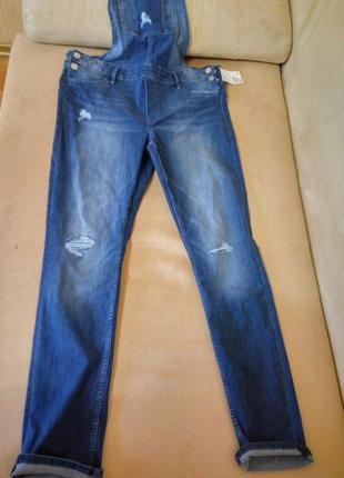 H&m джинсовий комбінезон р. 14 років2 фото