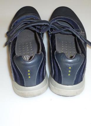 Кожаные туфли мокасины clarks wave walk, р 41,5, англ 7.5 d, стелька 27,7 см (замер точный2 фото