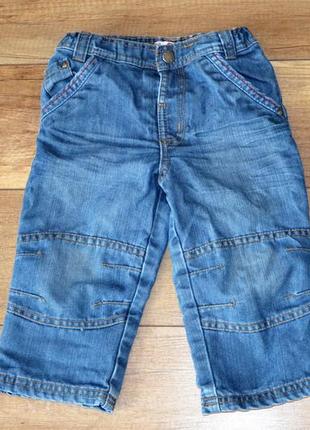 Джинси хлопчику на підкладці du pareil au meme 80-92 см, 1-2 роки
