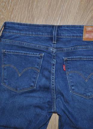 Базовые синие скинни levis7 фото