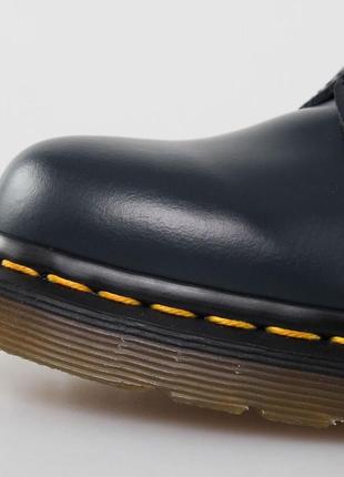 Dr. martens 1460 navy 8 люверсів жіночі чоловічі черевики чоботи шкіра мартенси8 фото