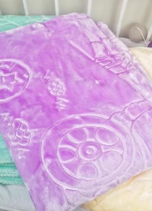 Теплий махровий плед 2