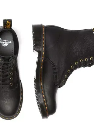 Черевики dr. martens 1460 pascal шкіра чорні жіночі чоловічі мартенси1 фото