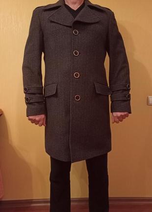 Новое пальто шерсть 54 р.
