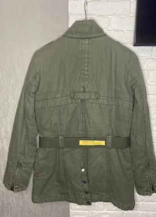 Демісезонна куртка в стилі мілітарі khujo, m5 фото