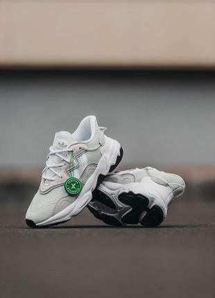 Жіночі кросівки adidas ozweego adiprene pride white light green / smb2 фото