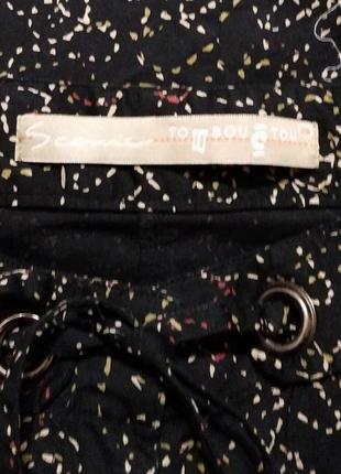 Хлопковая мини-юбка кэжуал трапеция стрйч3 фото