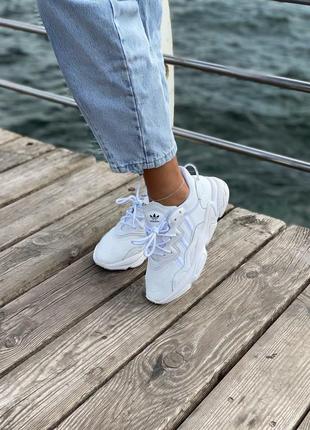 Жіночі кросівки adidas ozweego adiprene pride white 1 / smb8 фото