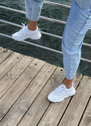 Жіночі кросівки adidas ozweego adiprene pride white 1 / smb10 фото
