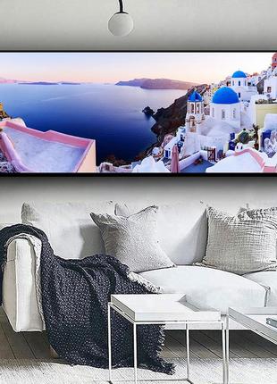 Алмазна вишивка 5d, санторіні, повна викладка 75*25