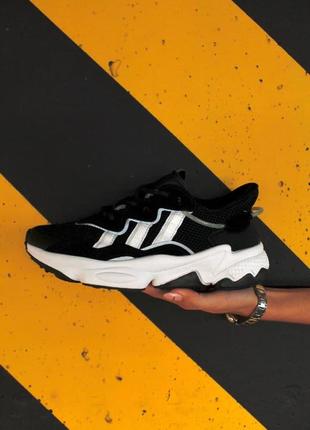 Жіночі кросівки adidas ozweego adiprene pride black white 1 / smb3 фото