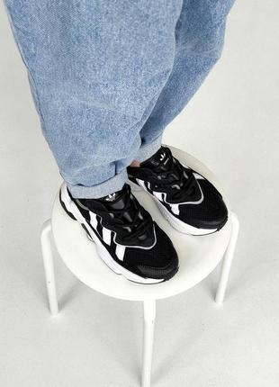 Жіночі кросівки adidas ozweego adiprene pride black white 3 / smb5 фото