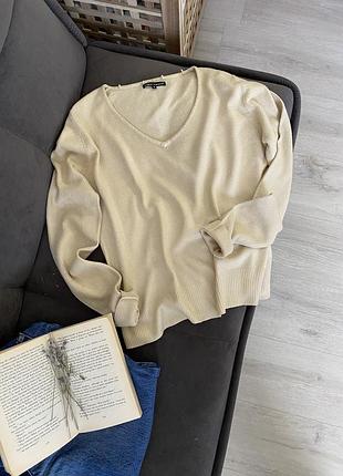 Бежевий светр morgan