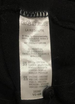Женский черный джемпер с пуговицами на спинке la redoute8 фото