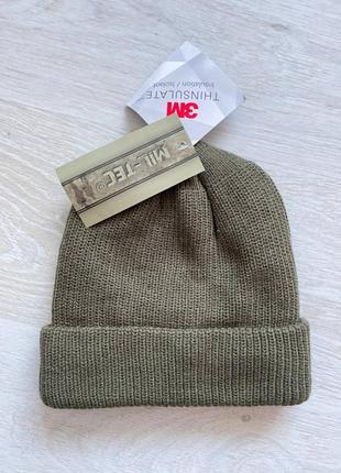 Шапка зимова mil-tec thinsulate. дуже тепла!