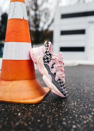 Жіночі кросівки adidas ozweego adiprene pride pink beige / smb10 фото