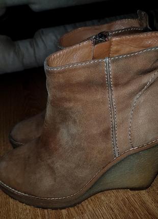 Замшевые ботинки (054)