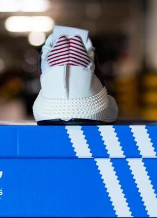 Жіночі кросівки adidas prophere white bordo / smb5 фото