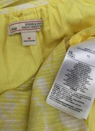 Желтое,пышное платье-рубаха-халат под пояс,карманы,деревенский,этно стиль,хлопок,3 фото