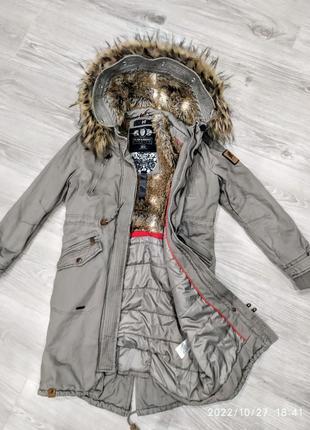 Тепле зимове пальто преміум класу від navahoo (німеччина, р.xs)