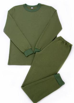 Теплий чоловічий комплек в кольорах 🎨 тепла піжама з начосом, теплий домашній комплект