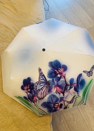 Шикарный новый зонт орхидея бабочки!!!2 фото