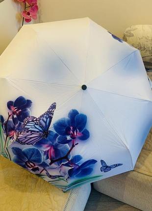 Шикарный новый зонт орхидея бабочки!!!9 фото