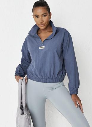 Куртка спортивна куртка вітровка ветровка укорочена куртка zara bershka missguided