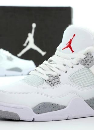 Зимові кросівки nike air jordan 4 winter хутро (36-46)