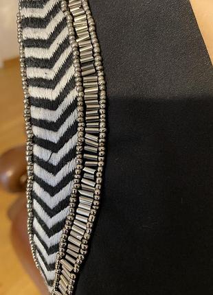 Чорна сукня з вишивкою zara