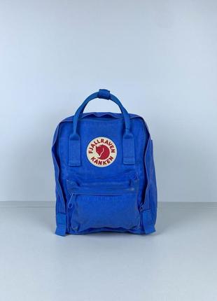 Оригінальний рюкзак голубий fjallraven kanken small