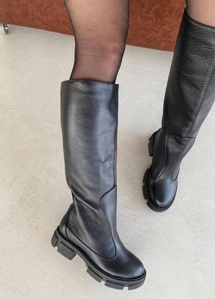 Улюблені труби🔥 трендові чоботи! ❤️ натуральна шкіра сапоги сапожки сапоги трубы