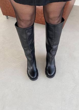 Улюблені труби🔥 трендові чоботи! ❤️ натуральна шкіра сапоги сапожки сапоги трубы
