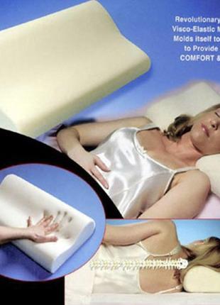 Ортопедична подушка для сну memory pillow9 фото
