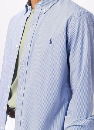 Ralph lauren мужская рубашка с длинным рукавом оригинал3 фото