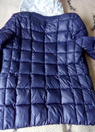 Теплая куртка, зимняя куртка, синяя куртка, теплая синяя куртка8 фото