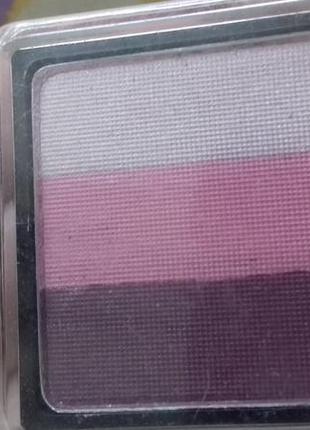Набір тіней для повік пігментовані ніжно рожеві фіолетові сатинові тіні marks spencser