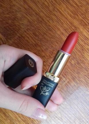 Оксамитова матова помада лореаль класична червона l'oreal pure red ...
