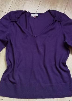 Джемпер женский из вискозы с бисером, р. 16